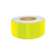 Bande rétro-réfléchissante Jaune fluorescente 5cm x 50m