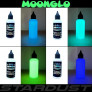 Farba  wodna fluorescencyjna ZESTAW MOONGLO 4 kolory