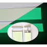 Fotoluminescencyjny aluminiowy profil sygnalizacyjny do dolnej części