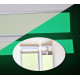 Fotoluminescencyjny aluminiowy profil sygnalizacyjny do dolnej części